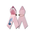 Custom Printed Awareness Ribbons Sewn W/ Pins